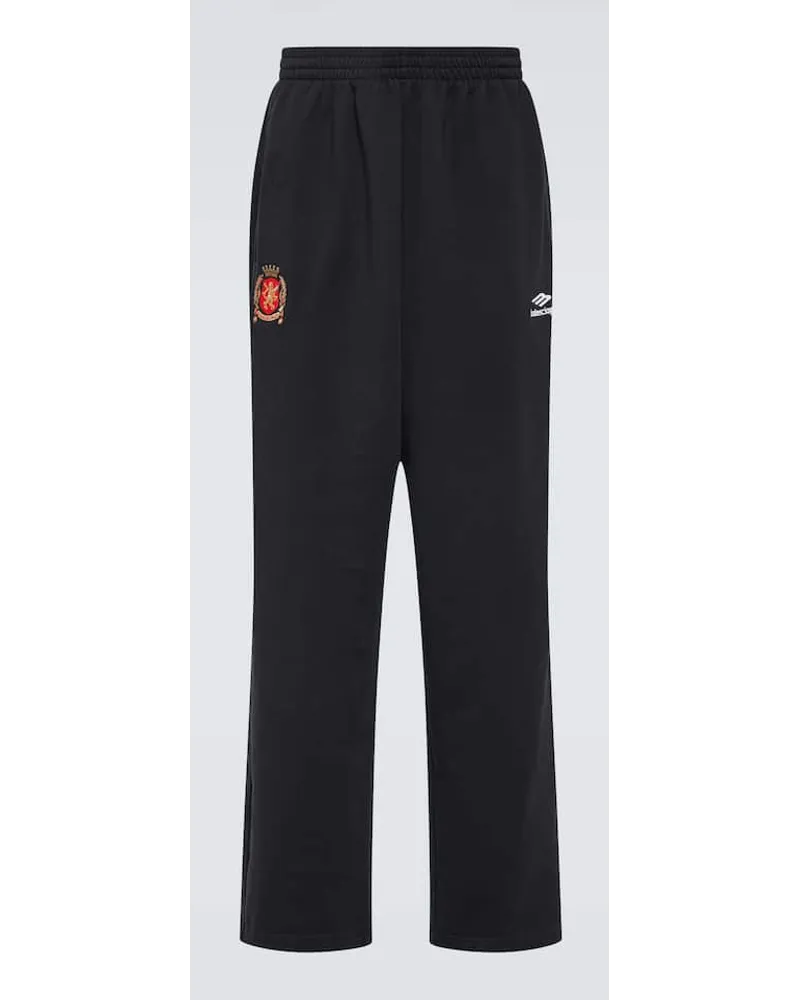 Balenciaga Jogginghose Aus Baumwoll Jersey Gelb