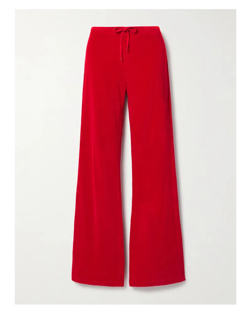 Balenciaga Jogginghose Aus Baumwollvelours Rot