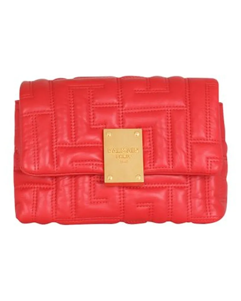 Balmain 1945 Soft Bag Mini Red
