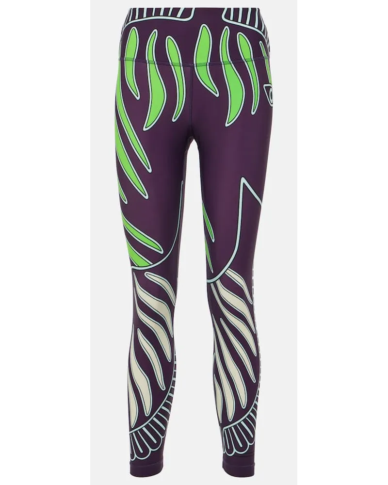 Tory Sport Bedruckte Leggings Weightless 7/8 Multicolor