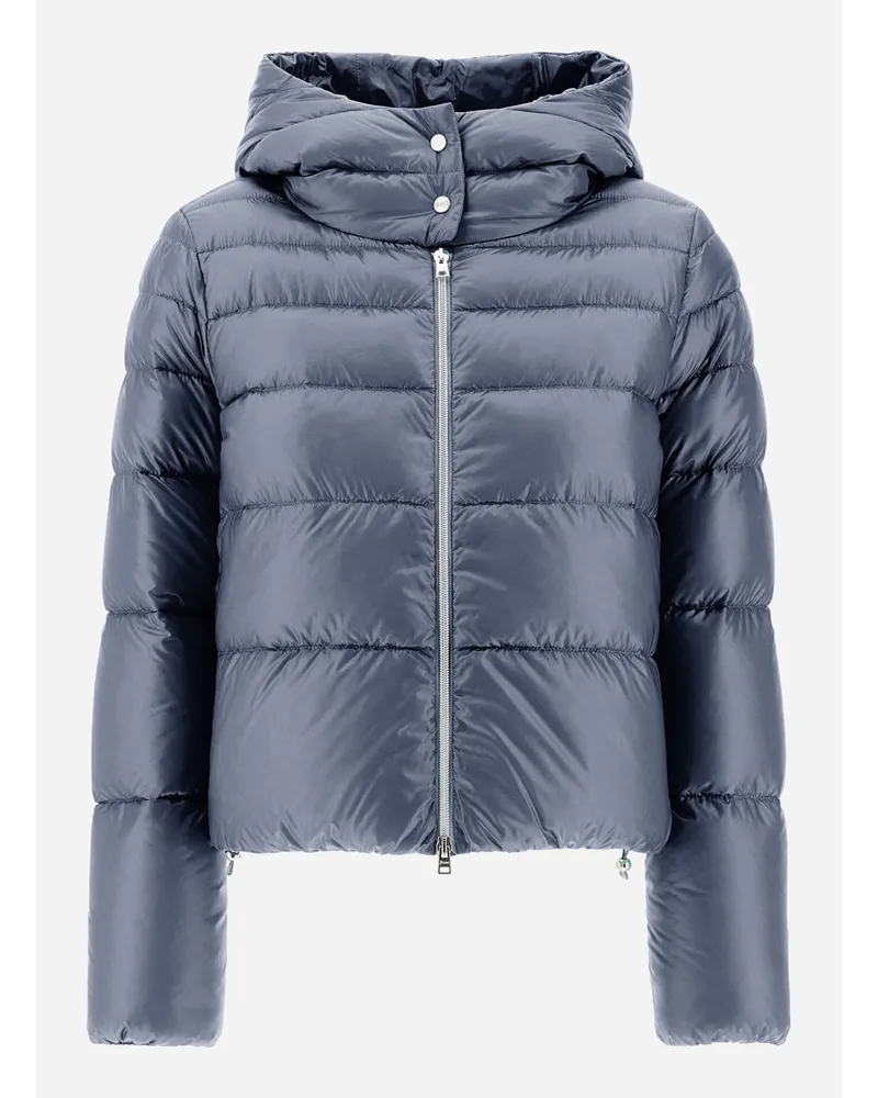 Herno Bomberjacke Resort Aus Nylon Ultralight Hellblau