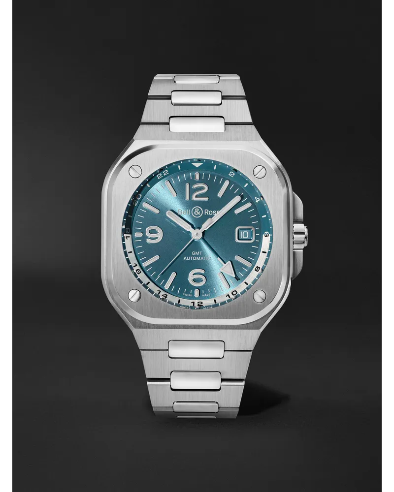 Bell & Ross Br 05 Automatic 41 Mm Uhr Aus Edelstahl Ref. Nr. Br05g Pb St/Sst Blau