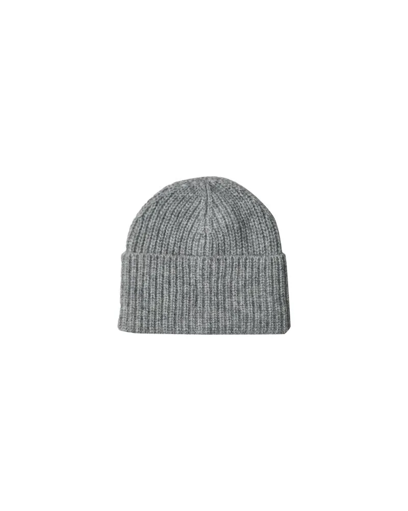 Brunello Cucinelli MüTze In Rippenstrick Grey