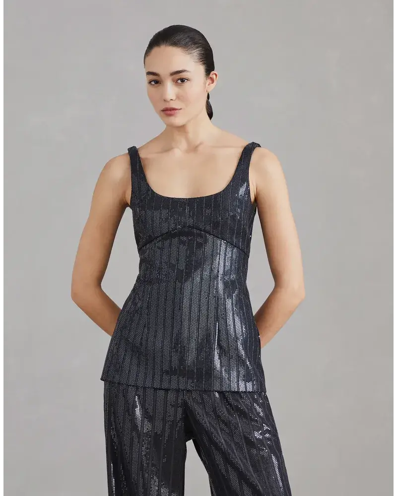 Brunello Cucinelli Top Grau