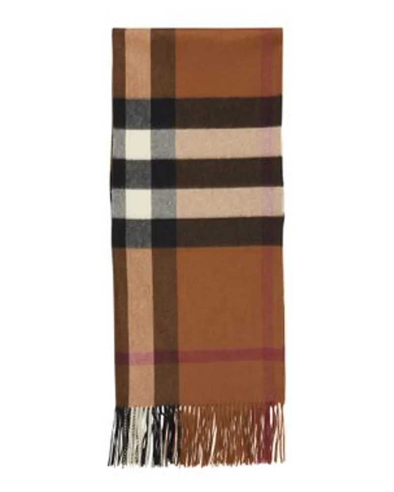 Burberry Oversize Schal Check Brown