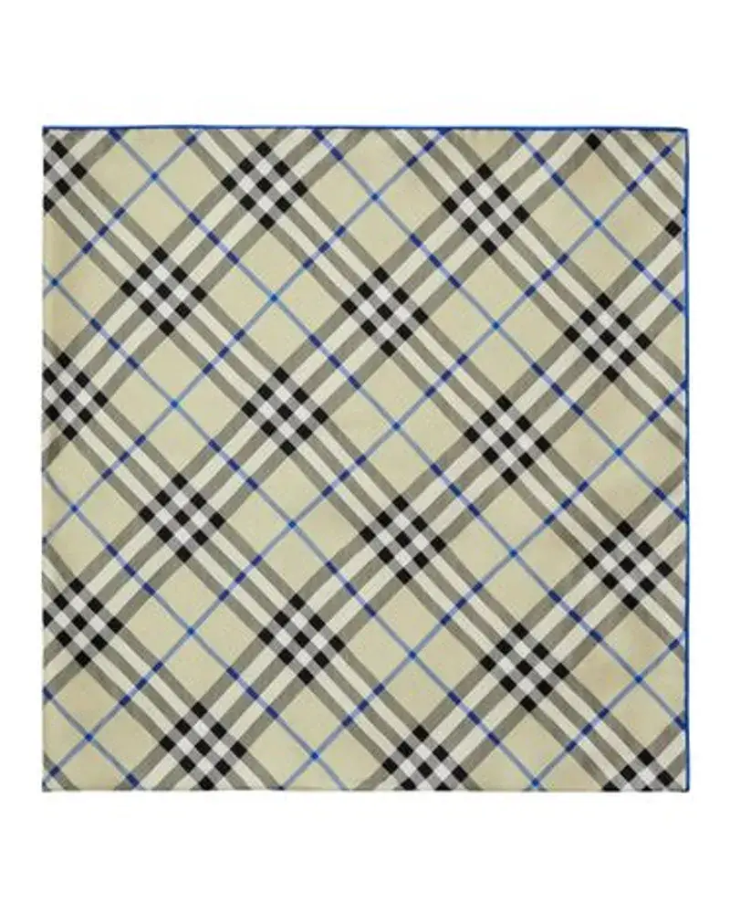 Burberry Seidencarré Check Green