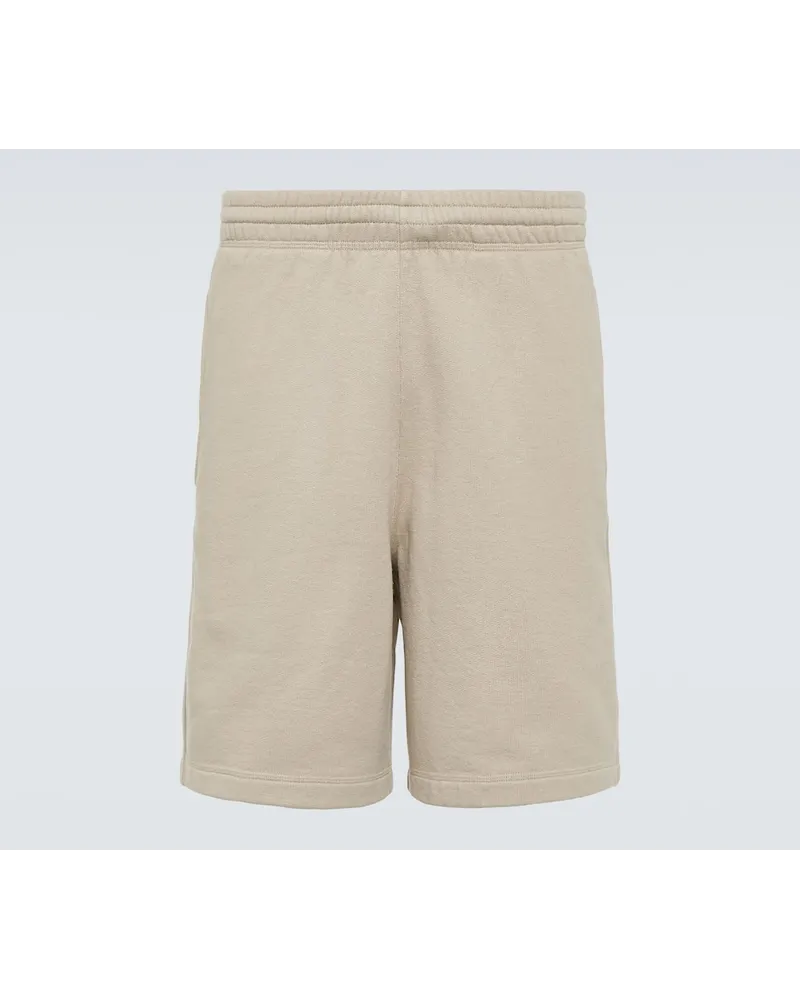 Burberry Shorts Aus Baumwoll Jersey Beige