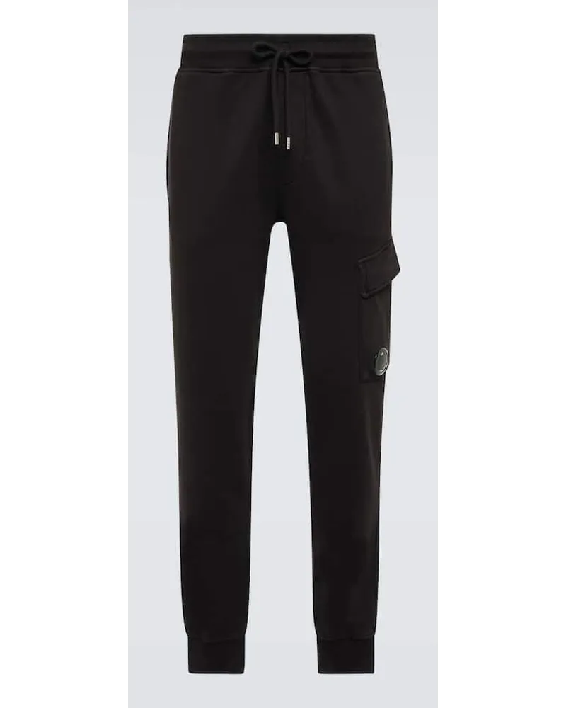 C.P. Company Jogginghose Lens Aus Baumwolle Schwarz