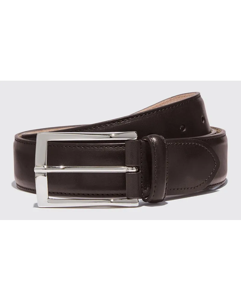 Scarosso Cintura Marrone Scuro Classica Dunkelbraun