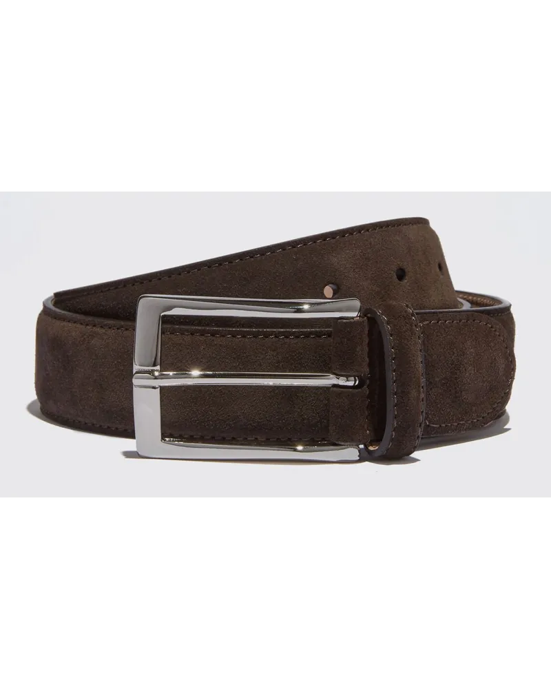 Scarosso Cintura Testa Di Moro Classica Dunkelbraun