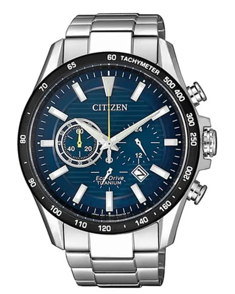 Citizen Herrenuhr Solar Powered Titanium Chrono