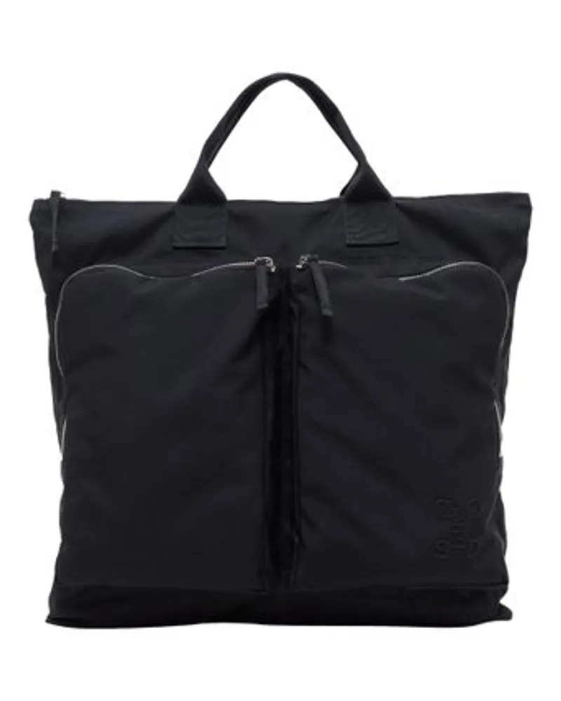 Closed Tote Bag Black