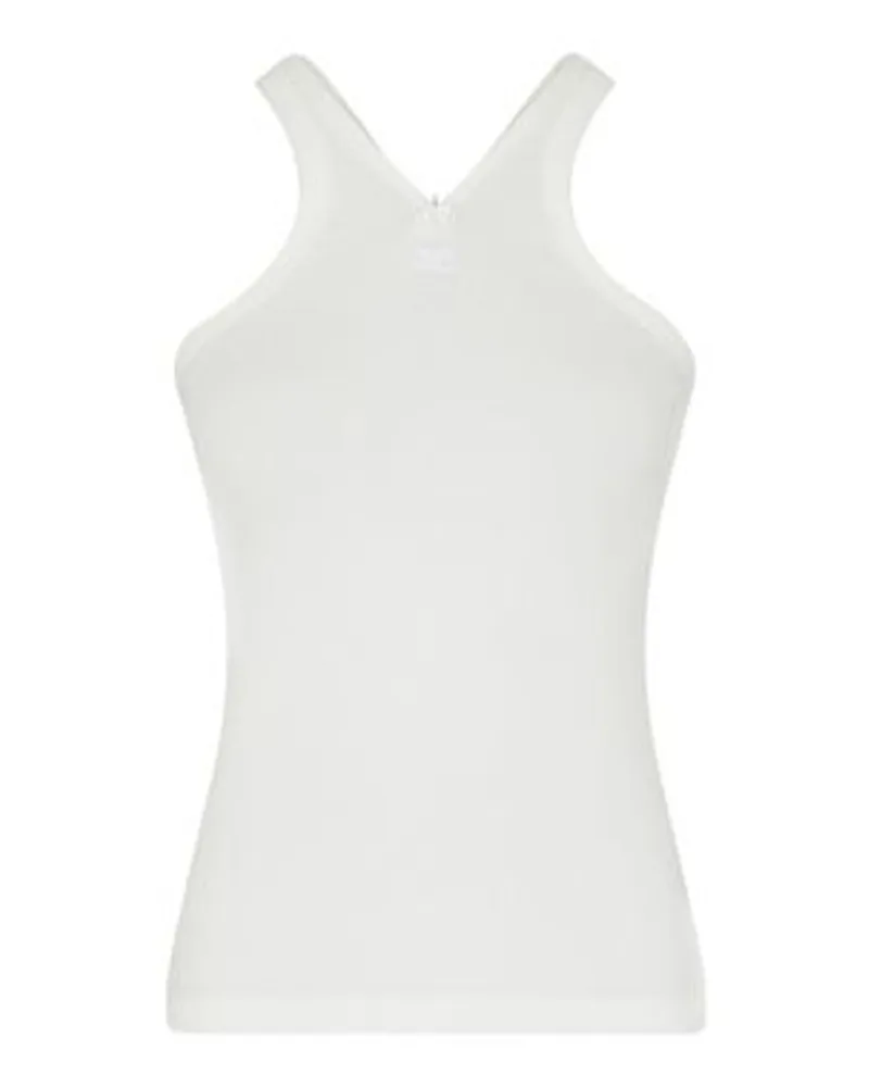 Courrèges Ripp Tanktop Criss Cross White