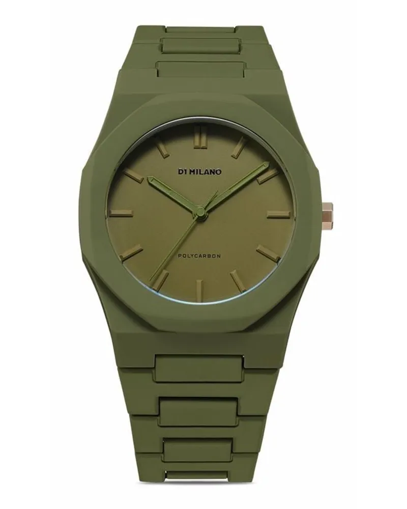 D1 Milano Polycarbon Military Green 40.5mm GrüN