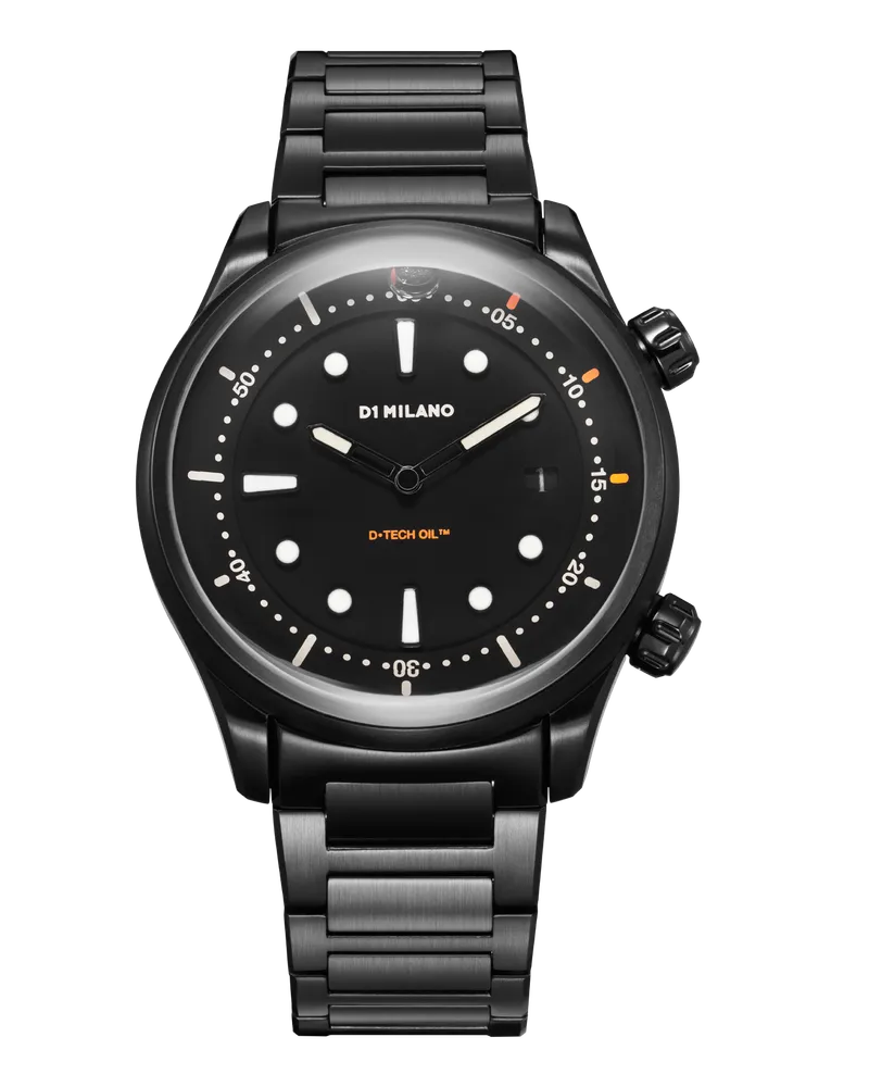 D1 Milano Watch 39 Mm Oil Filled Black