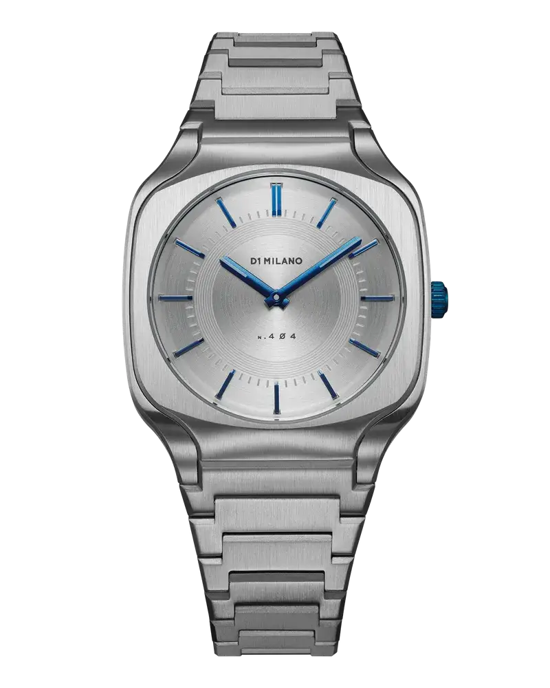 D1 Milano Watch Square Bracelet 37mm Silver