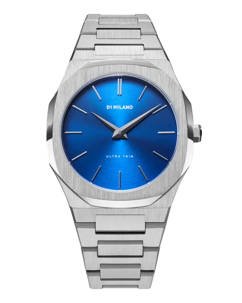 D1 Milano Watch Ultra Thin Bracelet 40 Mm Geo Blue