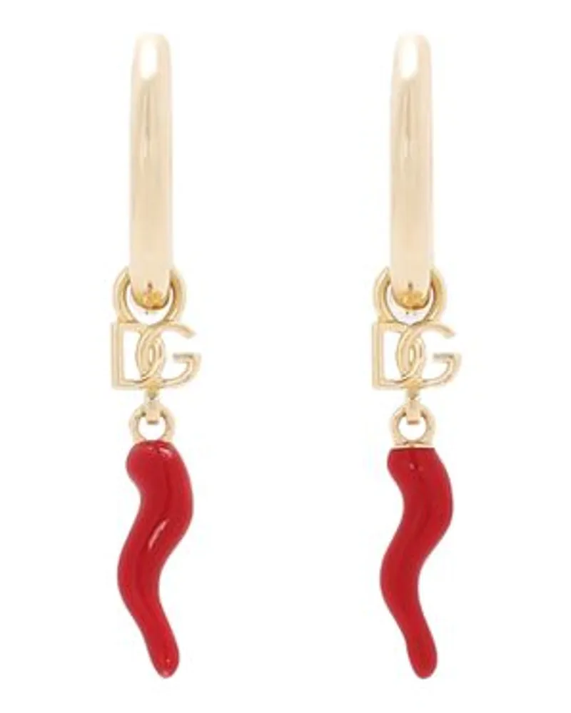 Dolce & Gabbana Creolen Mit Horn Gold