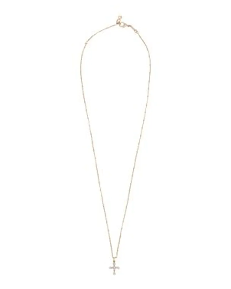 Dolce & Gabbana Halskette Mit Kreuz Gold