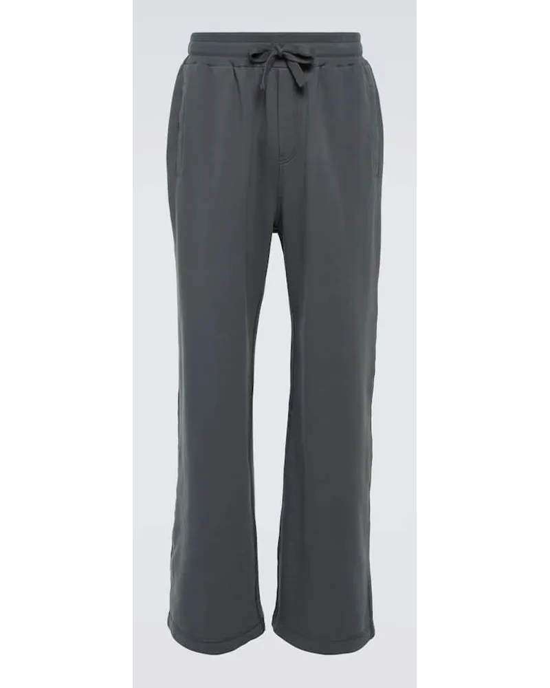 Dolce & Gabbana Jogginghose Aus Baumwoll Jersey Grau