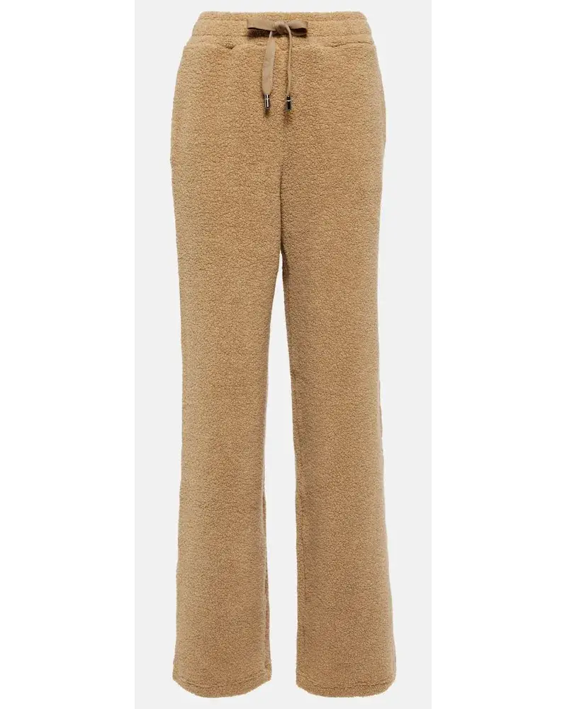 Dolce & Gabbana Jogginghose Aus Teddyfleece Braun