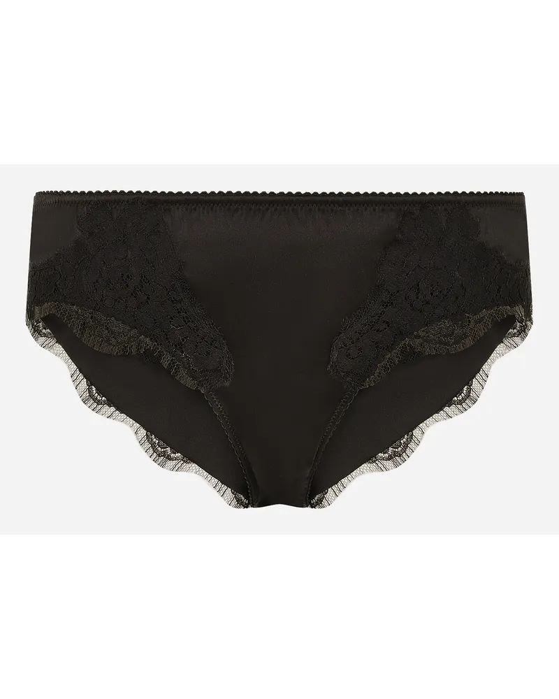Dolce & Gabbana New Slip Schwarz
