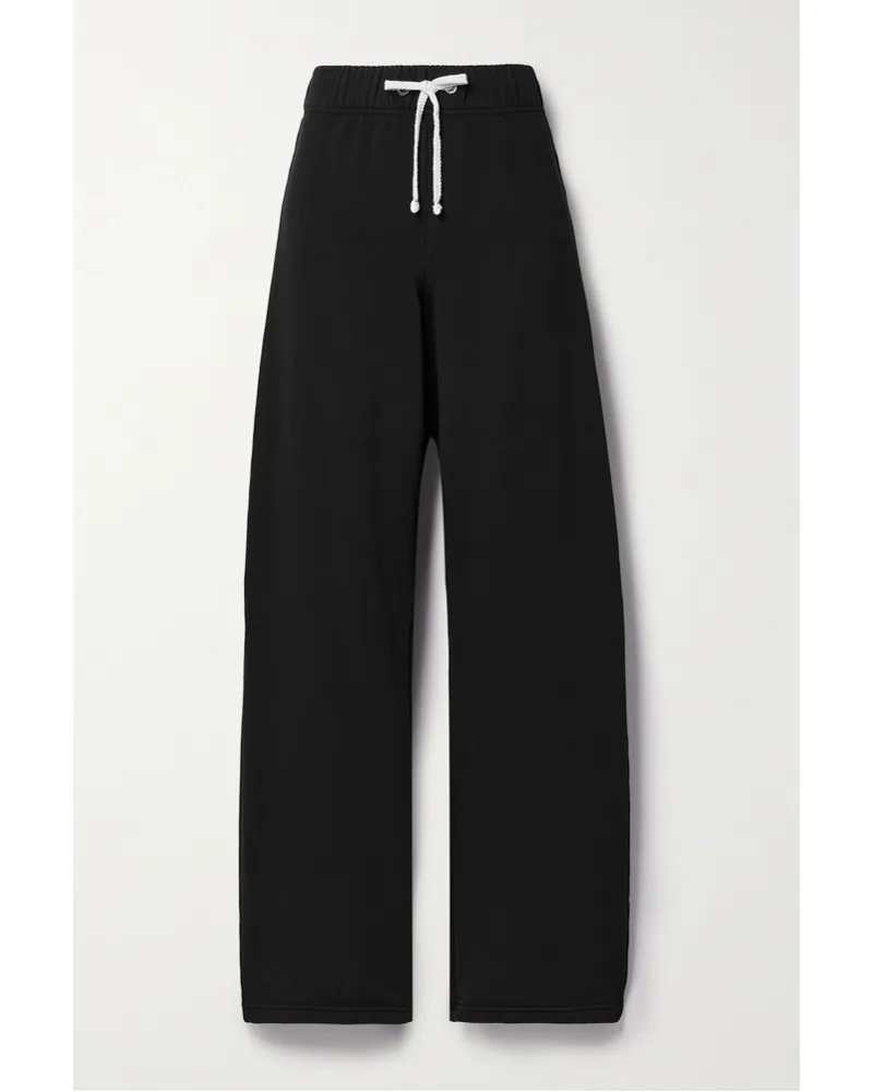 LES TIEN Eazy Jogginghose Aus Baumwoll Jersey Schwarz