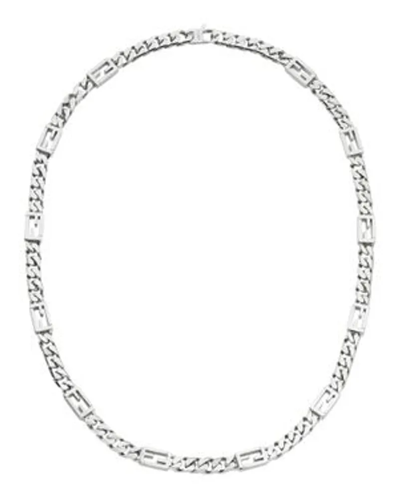 Fendi Baguette Halskette Silver