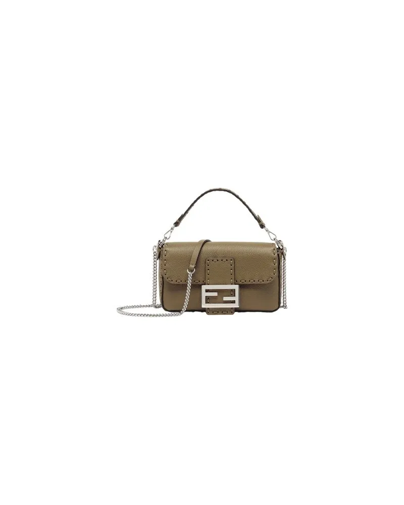 Fendi Baguette Mini Tasche Green