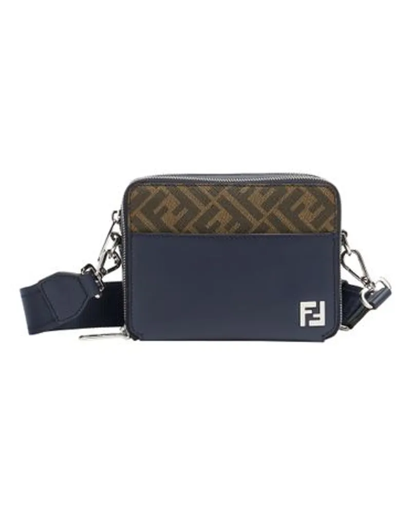 Fendi Camera Case Organizer Squared Ff Blue