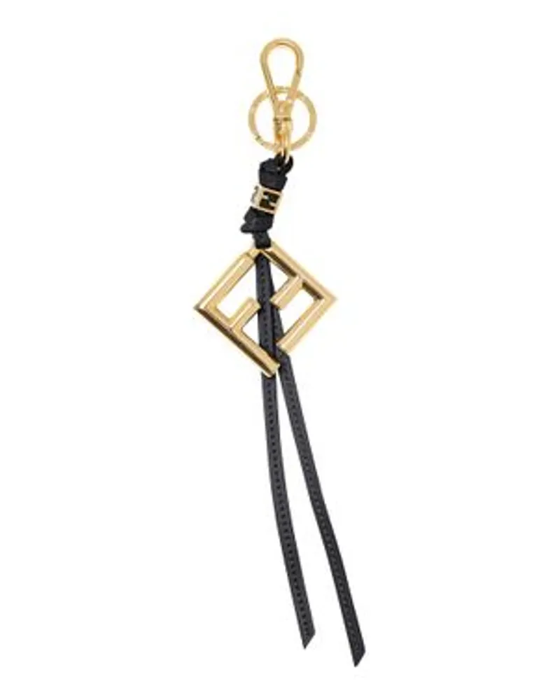 Fendi Charm Ff Diamonds Black