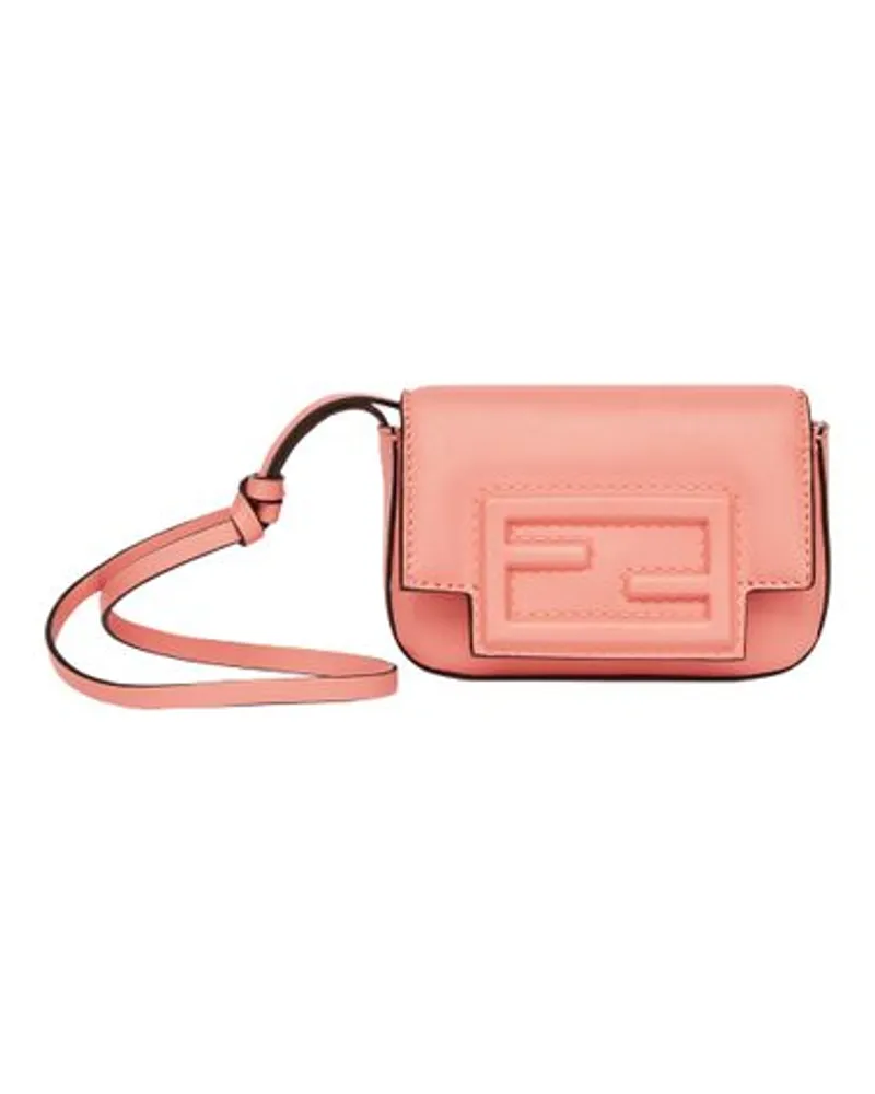 Fendi Charm Nano Baguette Pink