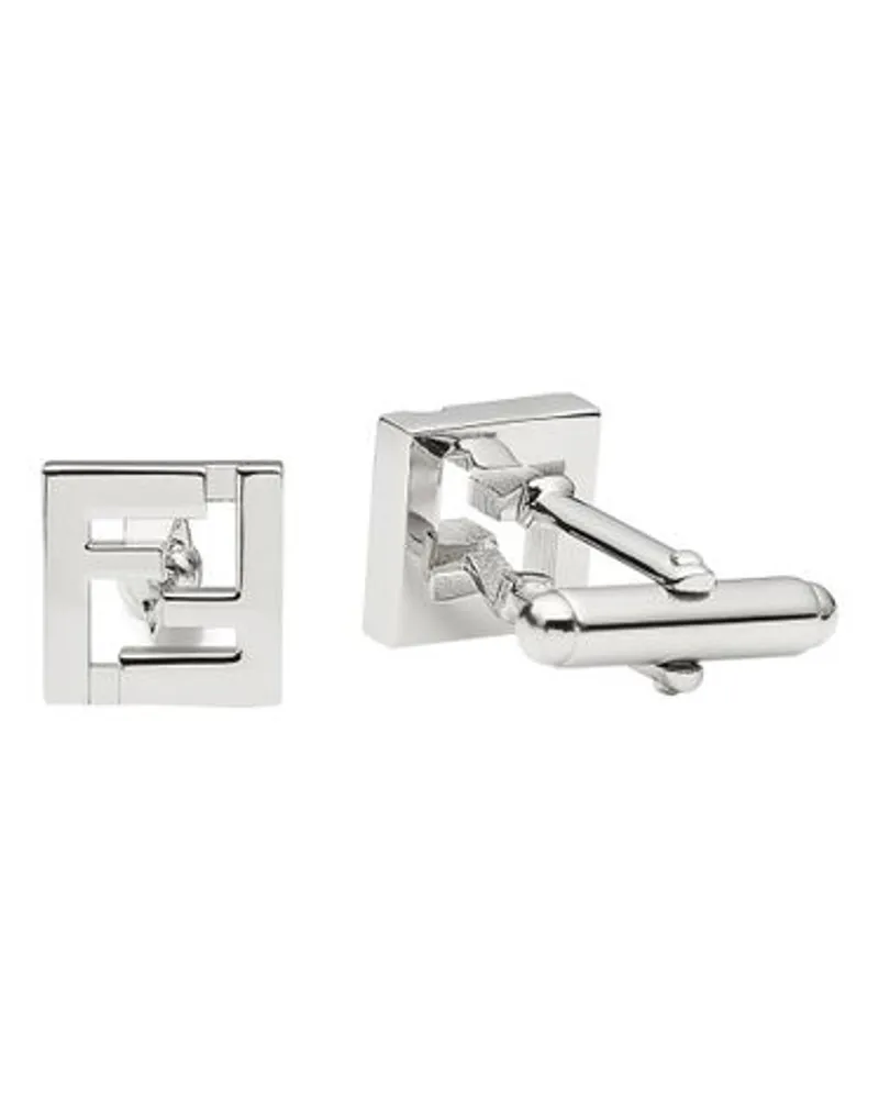 Fendi Ff ManschettenknöPfe Silver