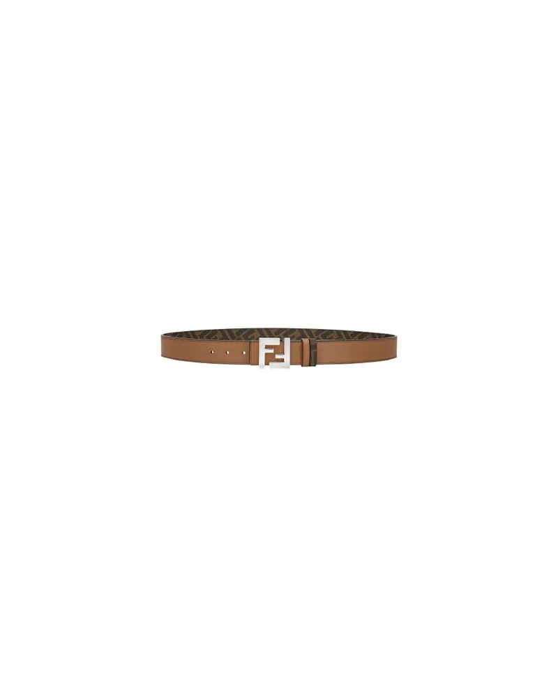 Fendi GüRtel Ff Squared Brown