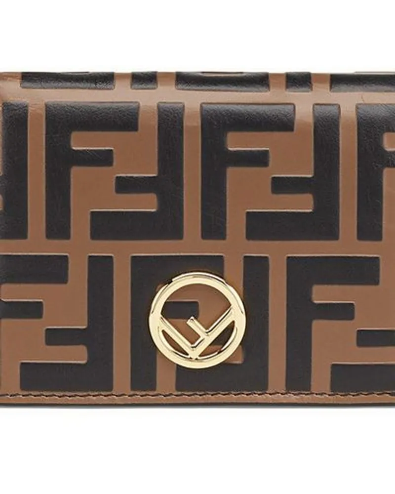 Fendi Kleines Portemonnaie Brown