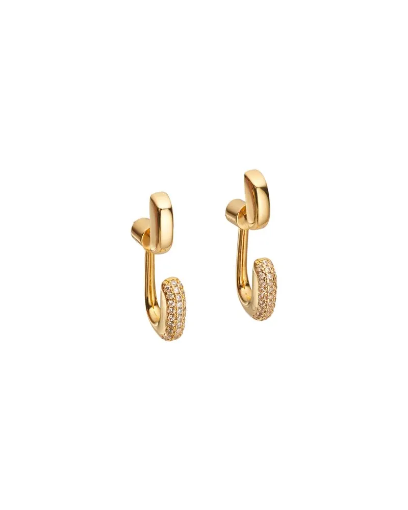 Fendi Ohrringe Fendi Filo Gold