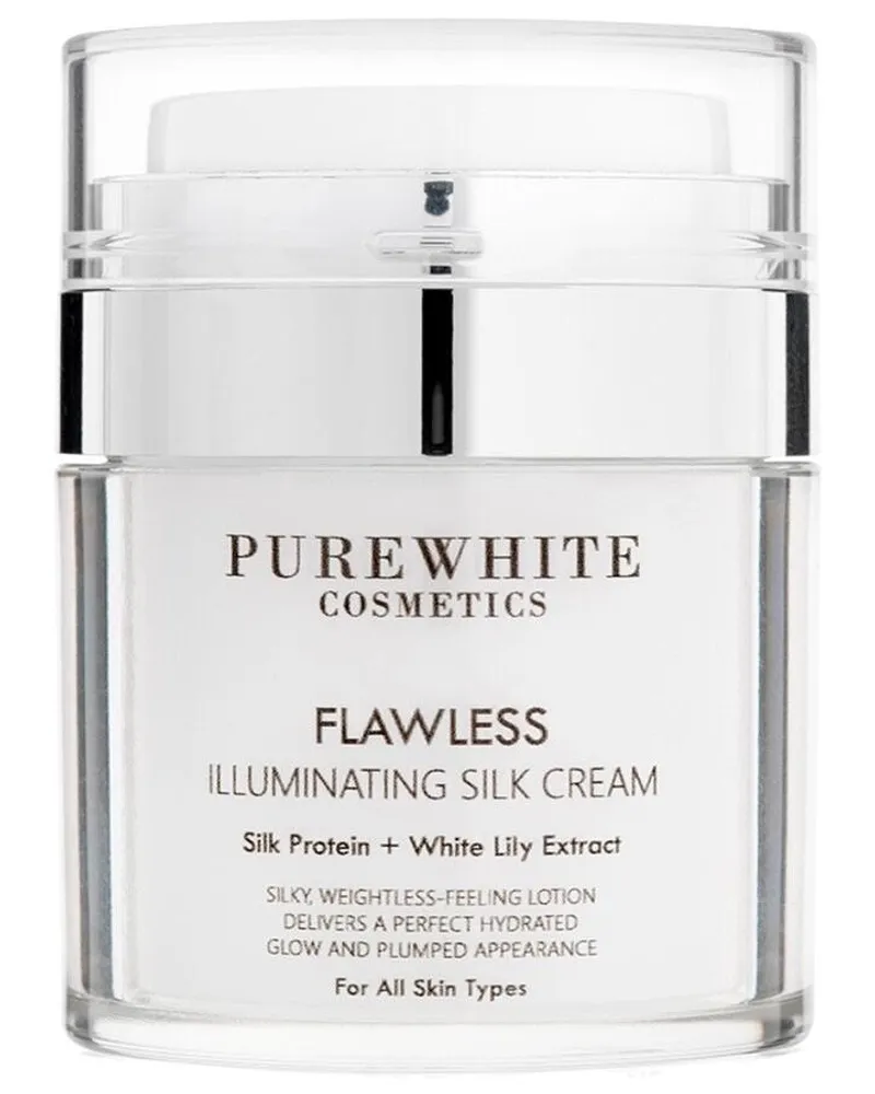 Pure White Cosmetics Flawless Illuminating Silk Cream Gesichtscreme 50 Ml