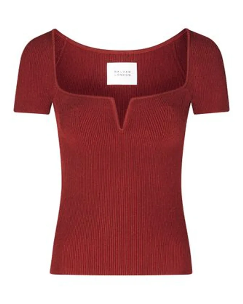 GALVAN KurzäRmeliges Top Freya Red