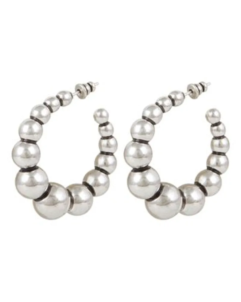 Gas Bijoux Creolen Andy Silber Silver