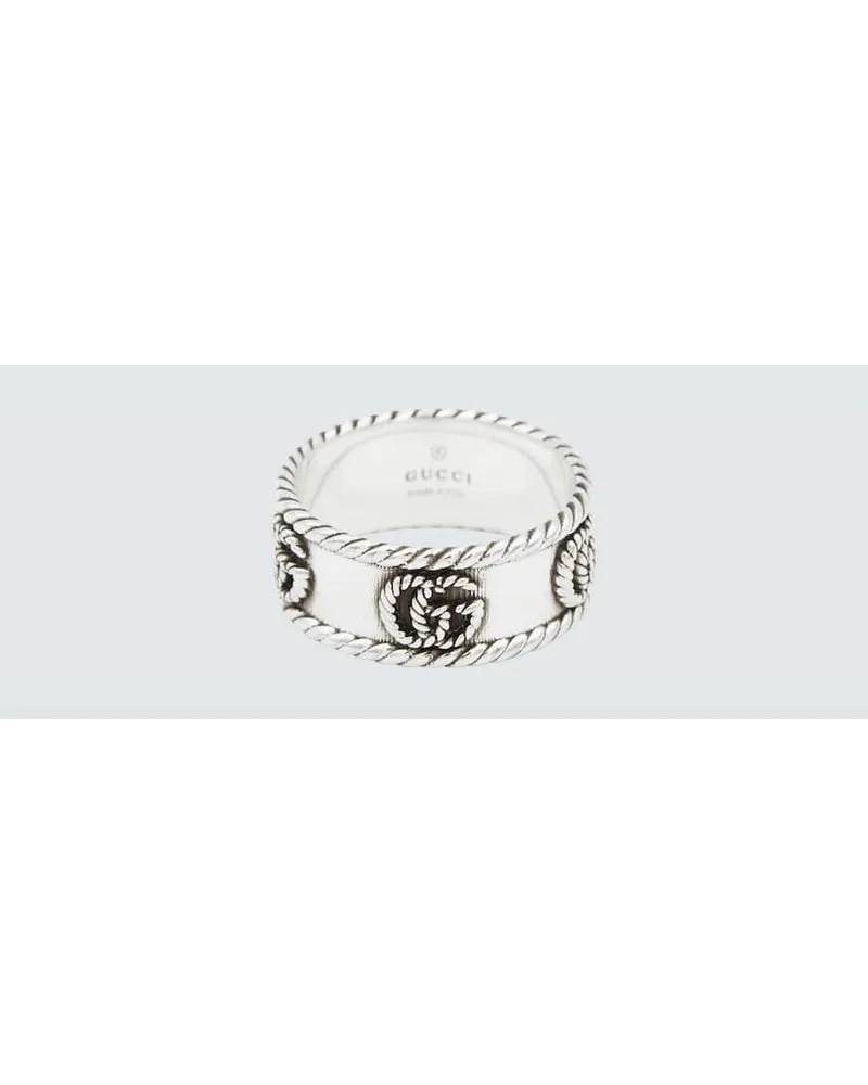 Gucci Ring Double G Aus Sterlingsilber Silber