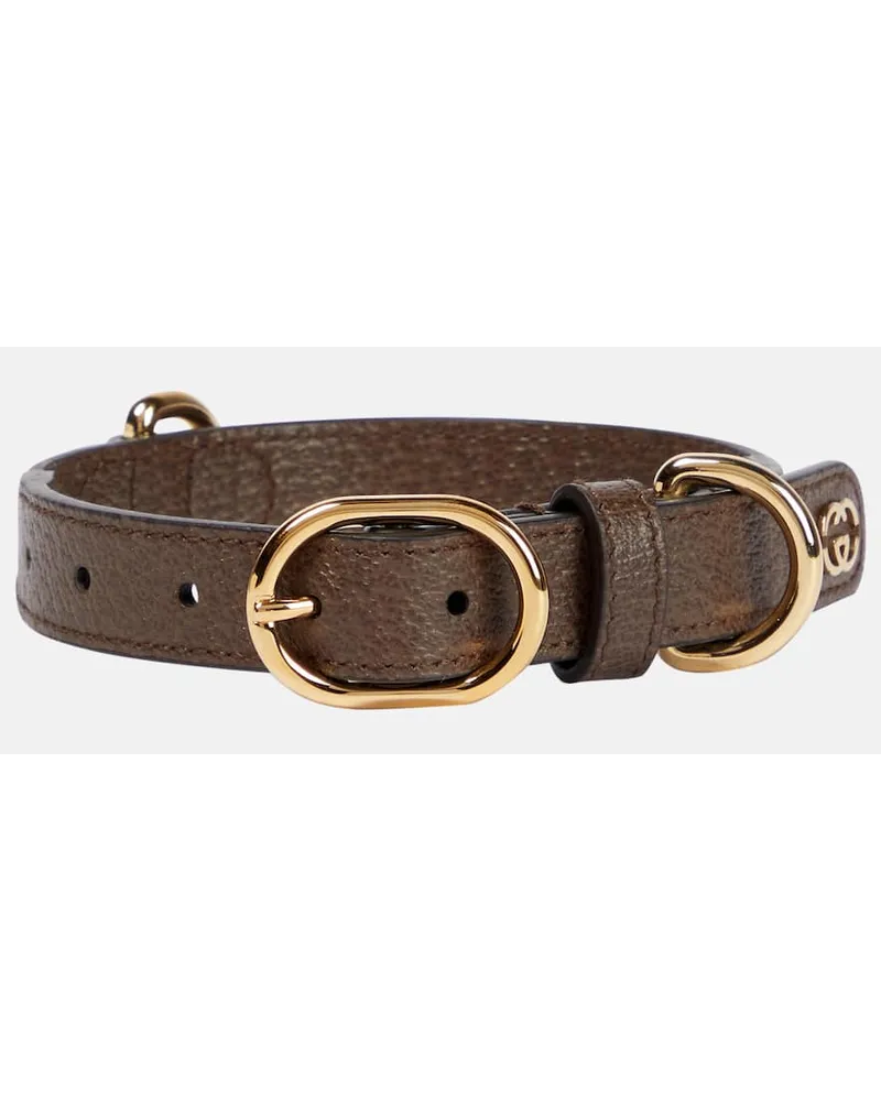Gucci Halsband Fuer Hunde Interlocking G Multicolor