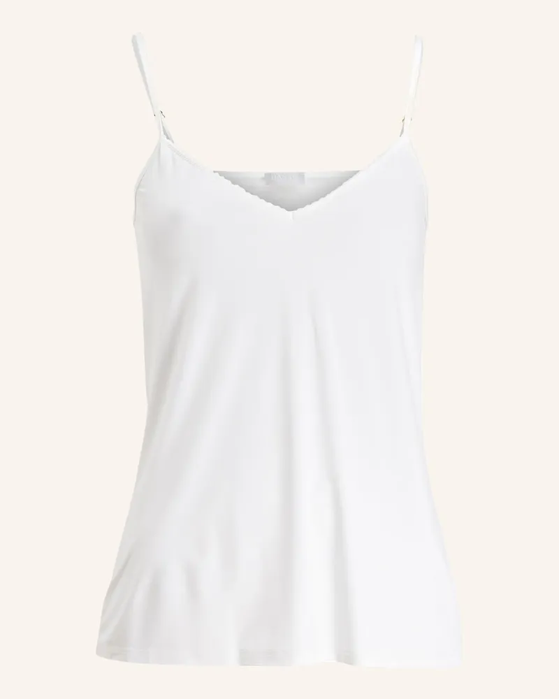 Hanro Top Satin Deluxe Aus Weiss