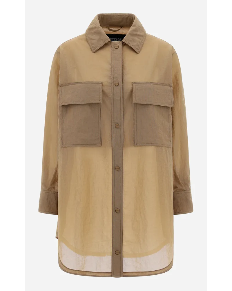 Herno 3d Ripstop Hemd Sand