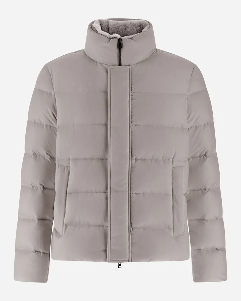 Herno Bomberjacke Aus Arendelle Taubengrau