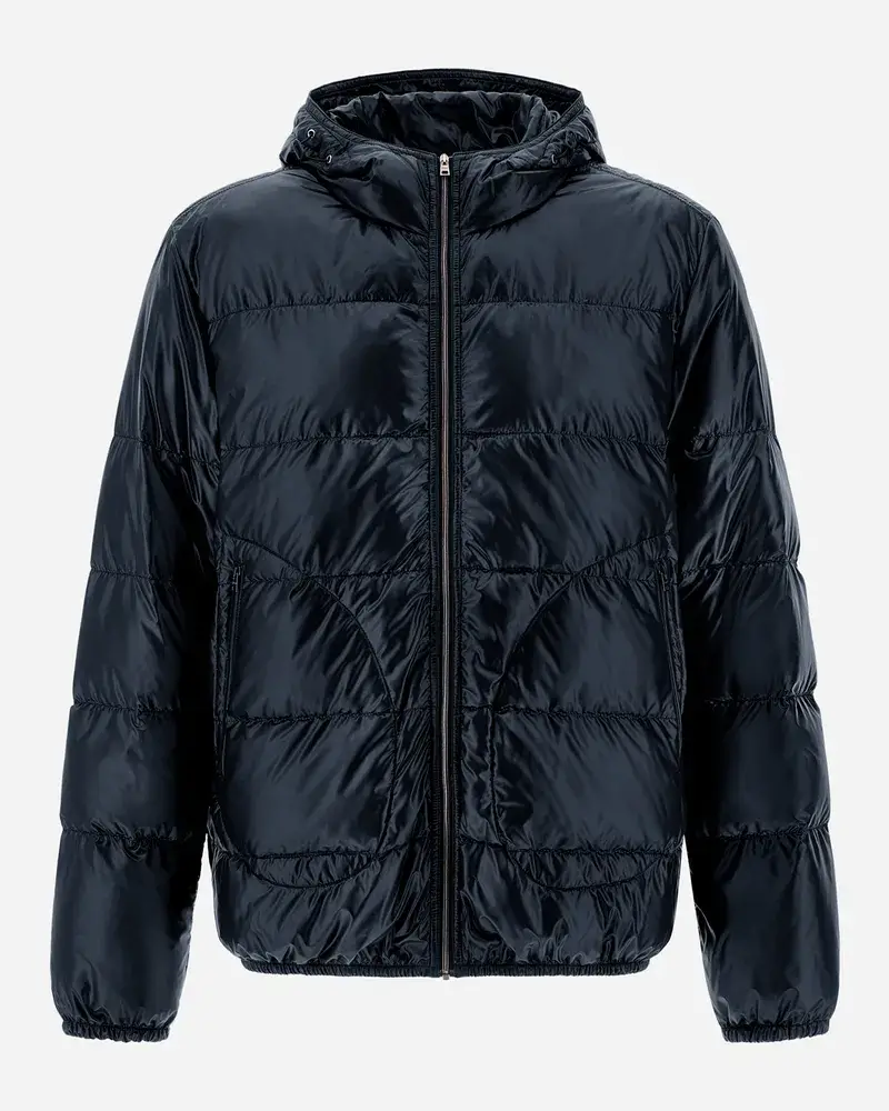 Herno Bomberjacke Aus Nylon Ultralight Marineblau