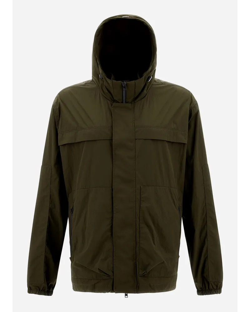 Herno Bomberjacket Aus Ultralight Crease Military