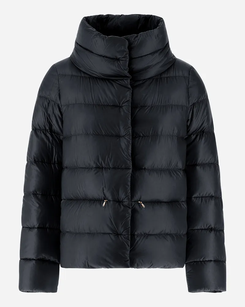 Herno Cape Aus Nylon Ultralight Schwarz