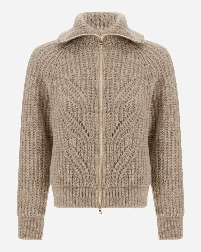 Herno Cardigan Aus Angel Chantilly
