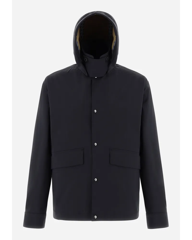 Herno Drizzle Bomberjacke Blau