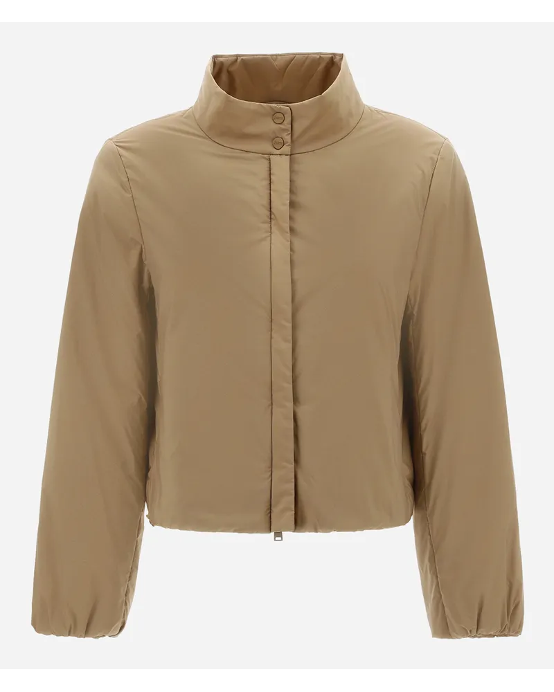 Herno Ecoage Bomberjacke Sand